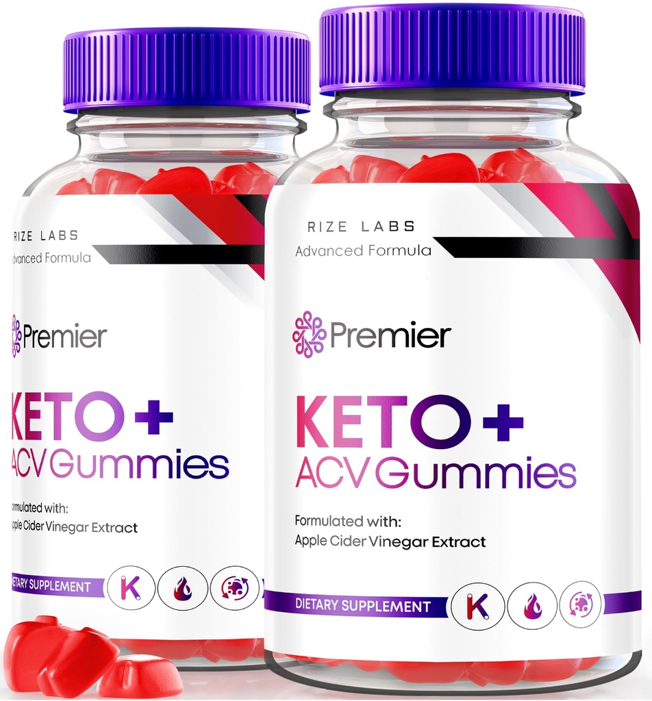 (Pack of 2 Premier Keto+ACV Gummies, Extreme 2000mg Keto Gummies for Advanced Weight Loss, All Natural Apple Cider Vinegar Supplement, Official Formula Review (120 Gummies)