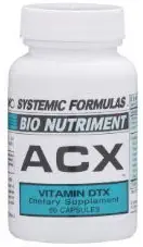 Repellerking Systemiske Formulaer Bio Nutriment ACX Vitamin DTX 60 Kapsler