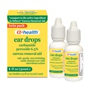 A + Sundhed Earwax Removal Drops, Carbamid Peroxid 6,5%, Lavet i USA, Twin Pack, 1 fl Ounce (To 0,5 fl oz flasker)