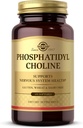 Solgar Phosphatidylcholin, 100 Softgel - Fremme sund kognitiv funktion - Afledt fra Lecithin - Indeholder cholin for Neurotransmitter Acetylcholin - Gluten Free, Dairy Free - 50 Servere