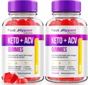 NutraRize (pakke med 2 hurtige rippede Keto + ACV Gummies, Advanced Formel, Apple Cider Vinagar 1000MG Vitamin supplement, Maksimal styrke Gummies Anmeldelser (120 Gummies)