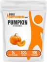 BulkSupplements.com Pumpkin Powder - Pumpkin Supplement, for fordøjelsesstøtte, Superfood Supplement - Gluten Free, 5g per Serving, 500g (1.1 lbs) (Pack of 1)