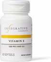 Integrativ terapi E-vitamin - antioxidant supplement til cardiovaskulær sundhedsstøtte * - Heart Support * - Dairy- Free & Gluten- Free - 60 Vitamin Softgels (60 Servere)