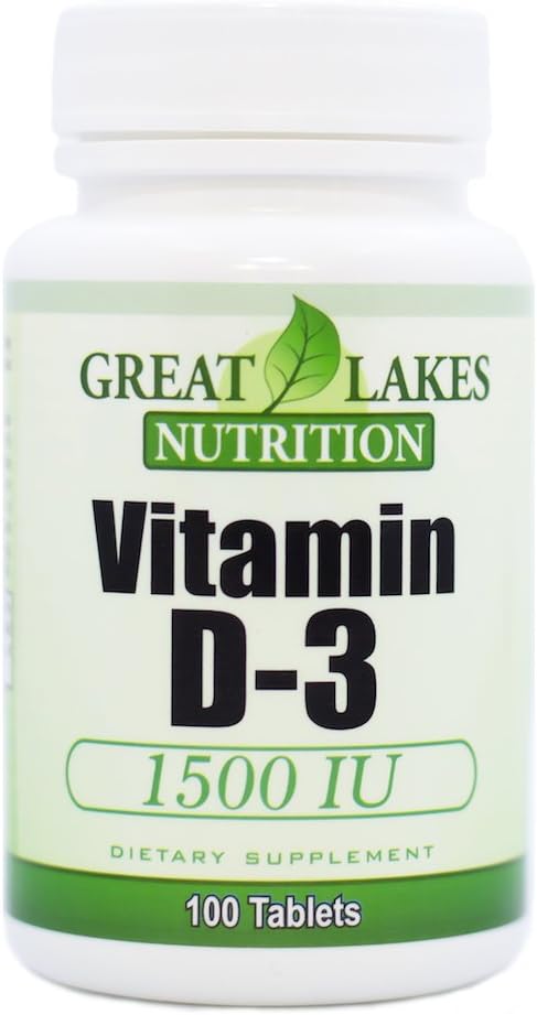 D3- vitamin med høj potens 1.500 IE (3 Pack)