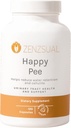 ZENZSUAL Happy Pee - Støtte til urinveje med økologisk tranebær og D-Mannose - Omfattende UTI smertestillende støtte til kvinder - 120 kapsler