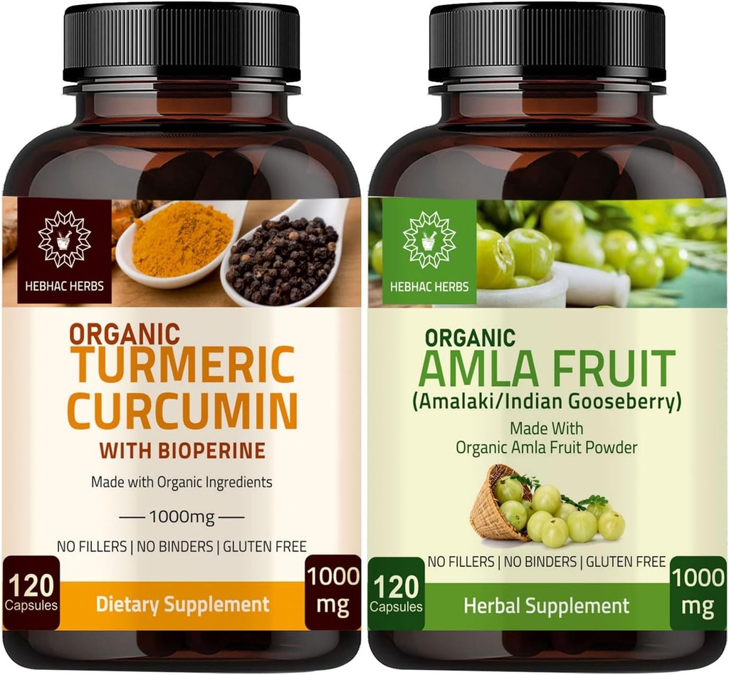 Gurkemeje & amla kapsler