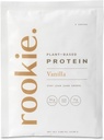 Rookie Wellness Plantbaseret Probiotisk Protein - Organic Pea Protein Powder med komplet Aminosyreprofil, Gut- Sund Prebiotika & Probiotika, & Over 25 Vitamin & Min (10 Sachels, Vanilla)