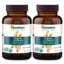 Himalaya Organic Lakrids, 120 Day Supply - Digestive Health Supplement for Opsat Mave, Lejlighedsvis Bloating and Heartburn - USDA Organic, Vegan, Non- GMO, Non- DGL, Gluten Free, 60 Caplets, 2 Pack