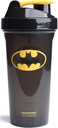 Smartshake Lite Justice League Protein Shaker Flaske 800ml - DC Comics Vandflaske, Bladsikker BPA Free Gym Shaker Flaske til Protein Shakes og Protein Powder - Batman Logo