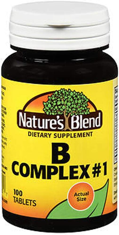 Nature 's Blend B Complex # 1 tabletter - 100 ct, pakke med 3