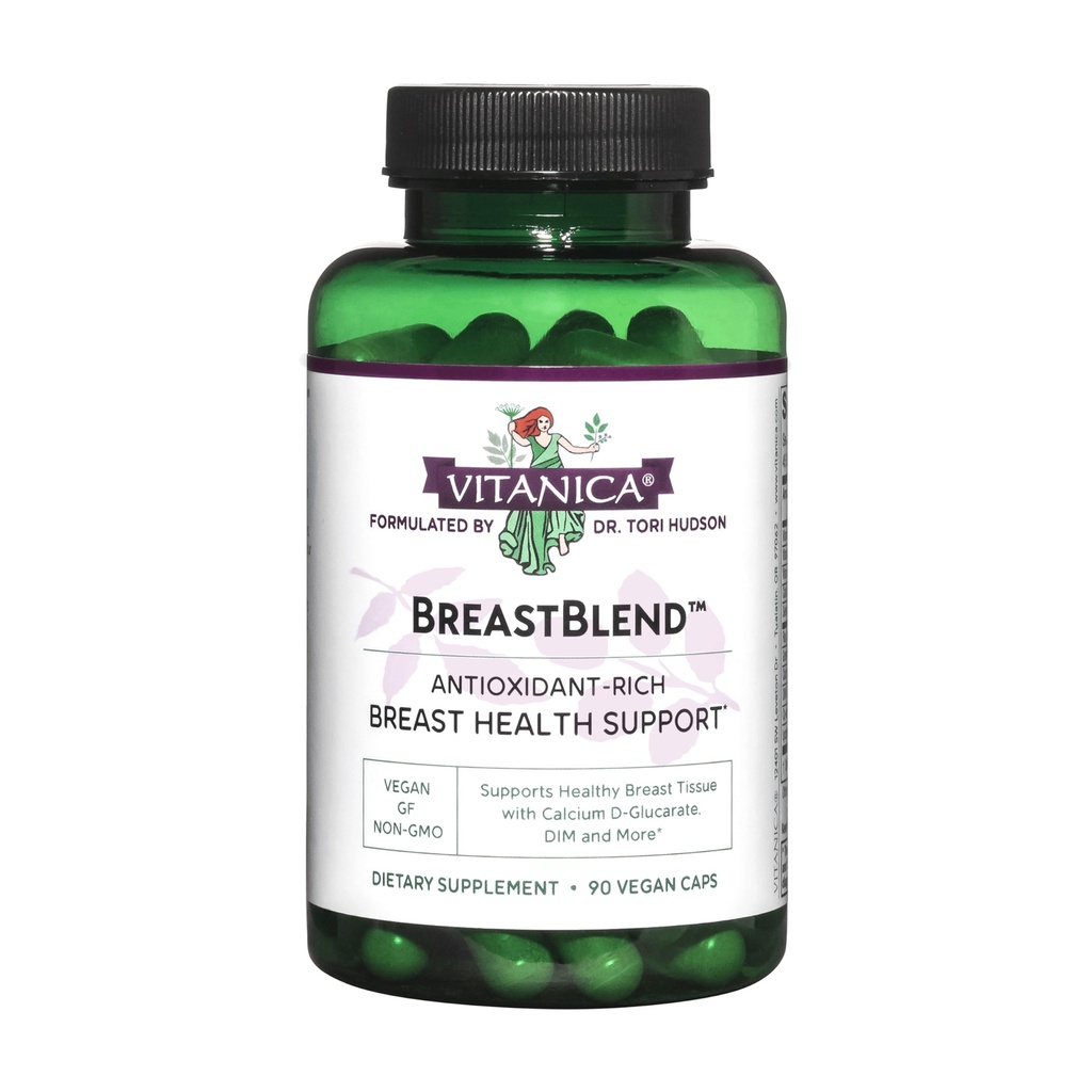Vitanica BreastBlend, Brystpleje, Vegan, 90 Kapsler