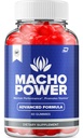 Macho Power Gummies for Mænd - MachoPower Mandlige Gummies All- Natural Supplement, Power Macho Gummies Anmeldelser (1 pakke - 60 Gummies)