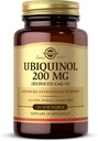 Solgar Ubiquinol 200 mg (reduceret CoQ- 10), 30 Softgel - fremmer hjerte & hjernefunktion - understøtter sund aldring - Coenzym Q10 - Ubiquinone supplement - Gluten Free, Dairy Free - 30 Serveringer, Ikke aromatiseret, standard