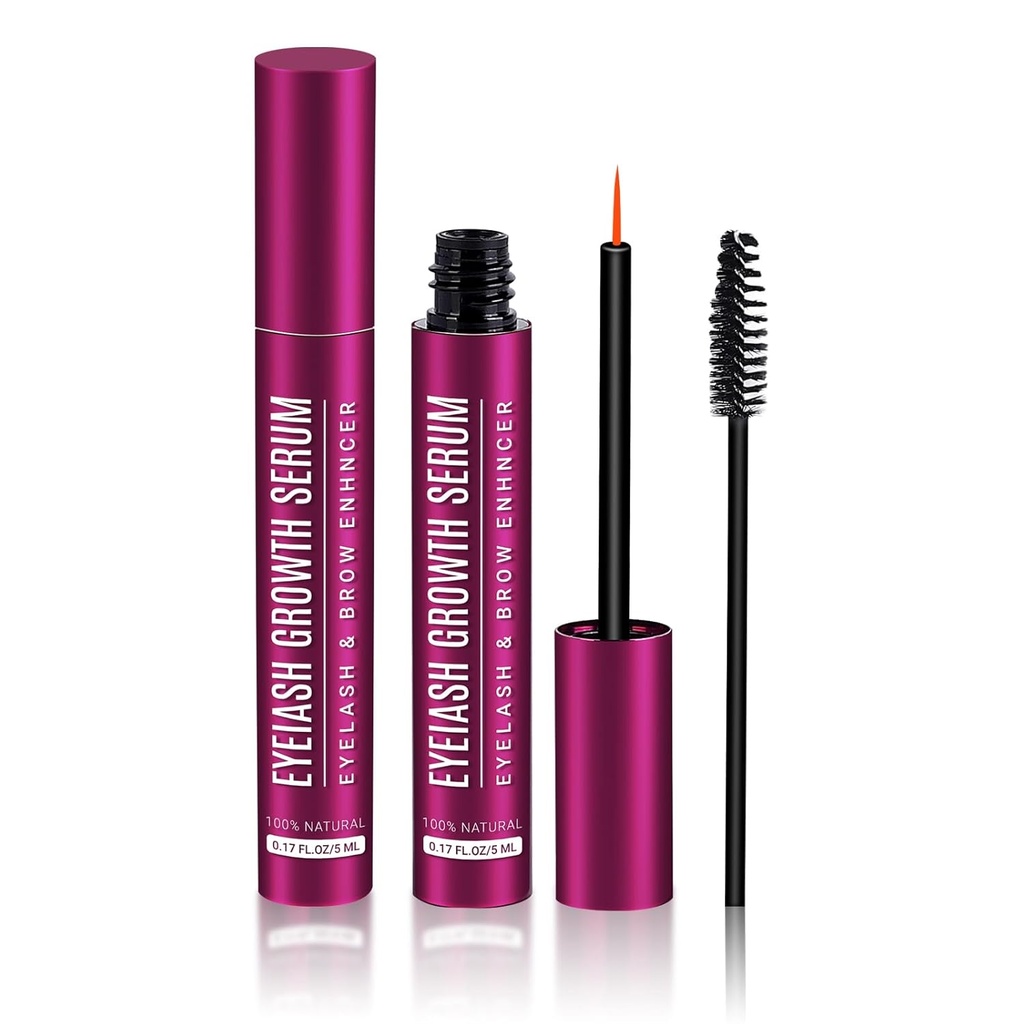 Lash- serum til Eyelash- vækst, Eyelash- vækst- serum (5 ml), åbn Secret for Længere, Fuller og mere Luksuriøse blærer med Eyelash- vækst- serum