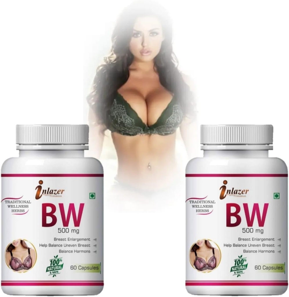 2 Pack Butt and Breast Enhancer for Women - Forbedre Breast Udvidelsen Capsule - Bryst Enhancement Capsule for Women - Personal Modern Women Care Breast - 120 Greve