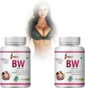 2 Pack Butt and Breast Enhancer for Women - Forbedre Breast Udvidelsen Capsule - Bryst Enhancement Capsule for Women - Personal Modern Women Care Breast - 120 Greve