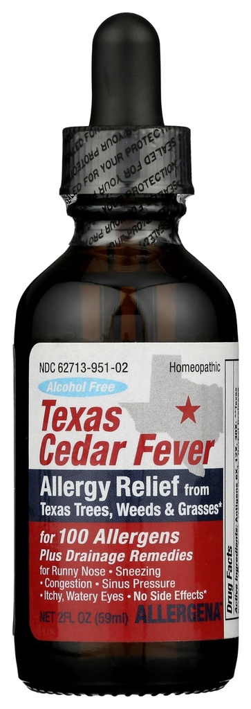 PROGENA Allergena Texas Cedar Fever (2 Fl Ounce, Voksen)