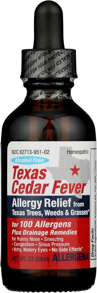 PROGENA Allergena Texas Cedar Fever (2 Fl Ounce, Voksen)