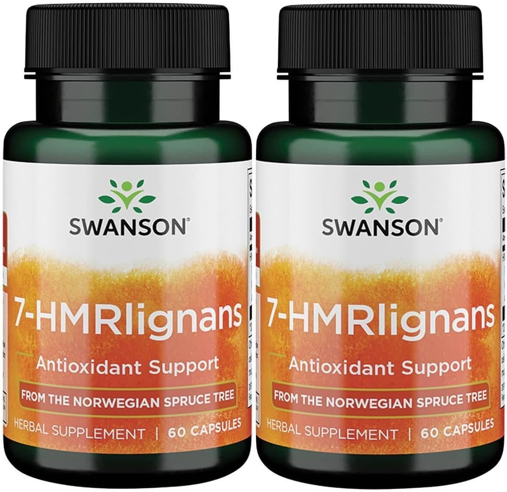 Swanson 7- Hmrligans fra Norwegian Spruce Tree 40 Milligram 60 Kapsler (2 Pack)