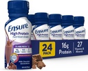 Sikre høj protein mælk chokolade ernæring rystes, klar til at drikke, 16g protein og 27 vitaminer og mineraler, 8 fl oz, 24 Pack