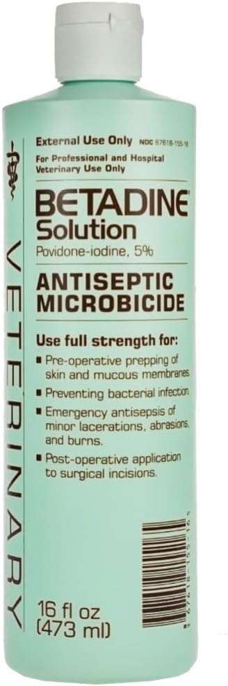 Betadine 5% opløsning, 16 Fl Oz (pakning med 1 pakke)