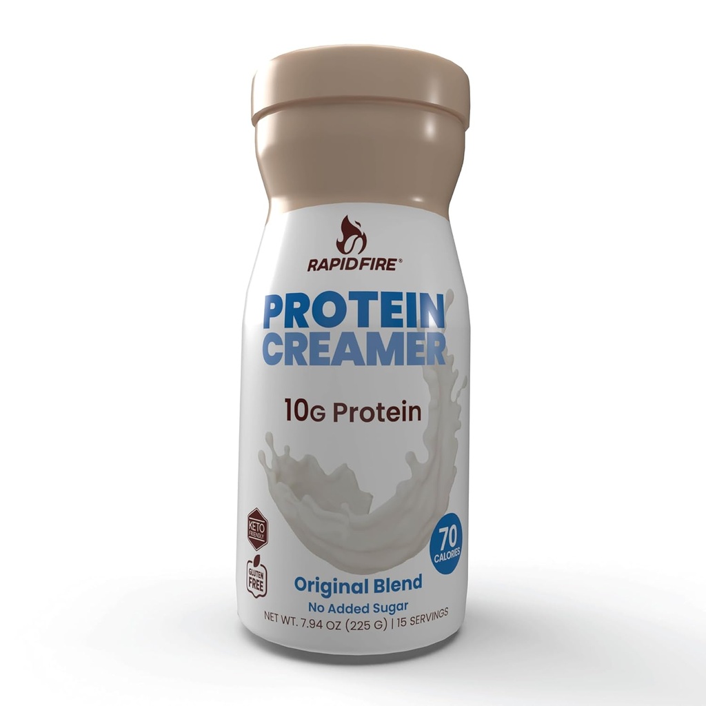 Protein Creamer, Original Blend, Keto Friendly, 10g Protein med vitaminer og mineraler, 15 Servere, Kan Boost Metabolisme og øge energi, Multi