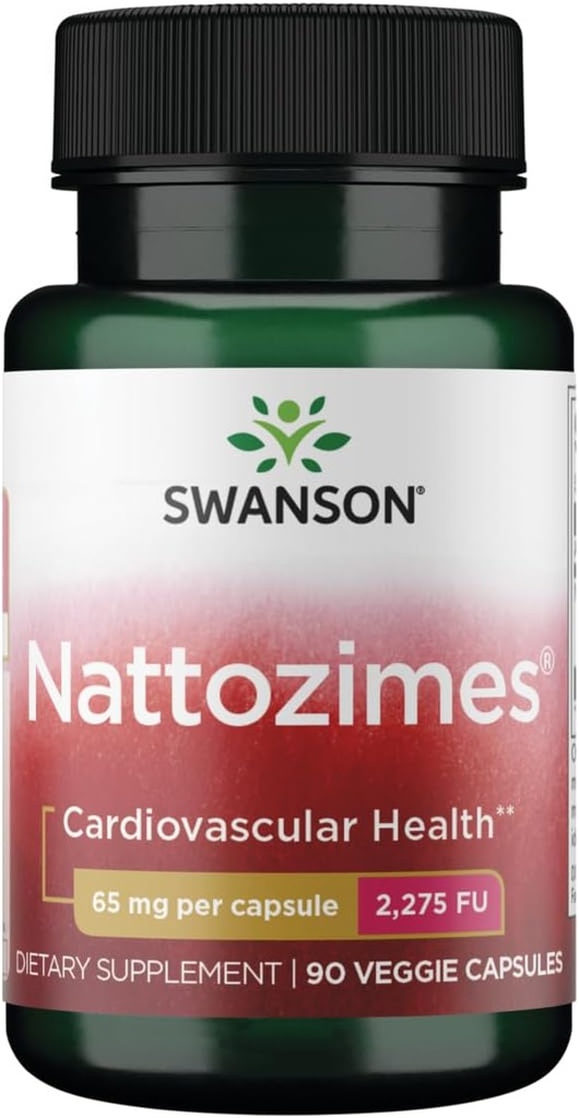 Swanson Nattozimes 65 milligram / 2275 Fu 90 Veg Kapsler Enzyme