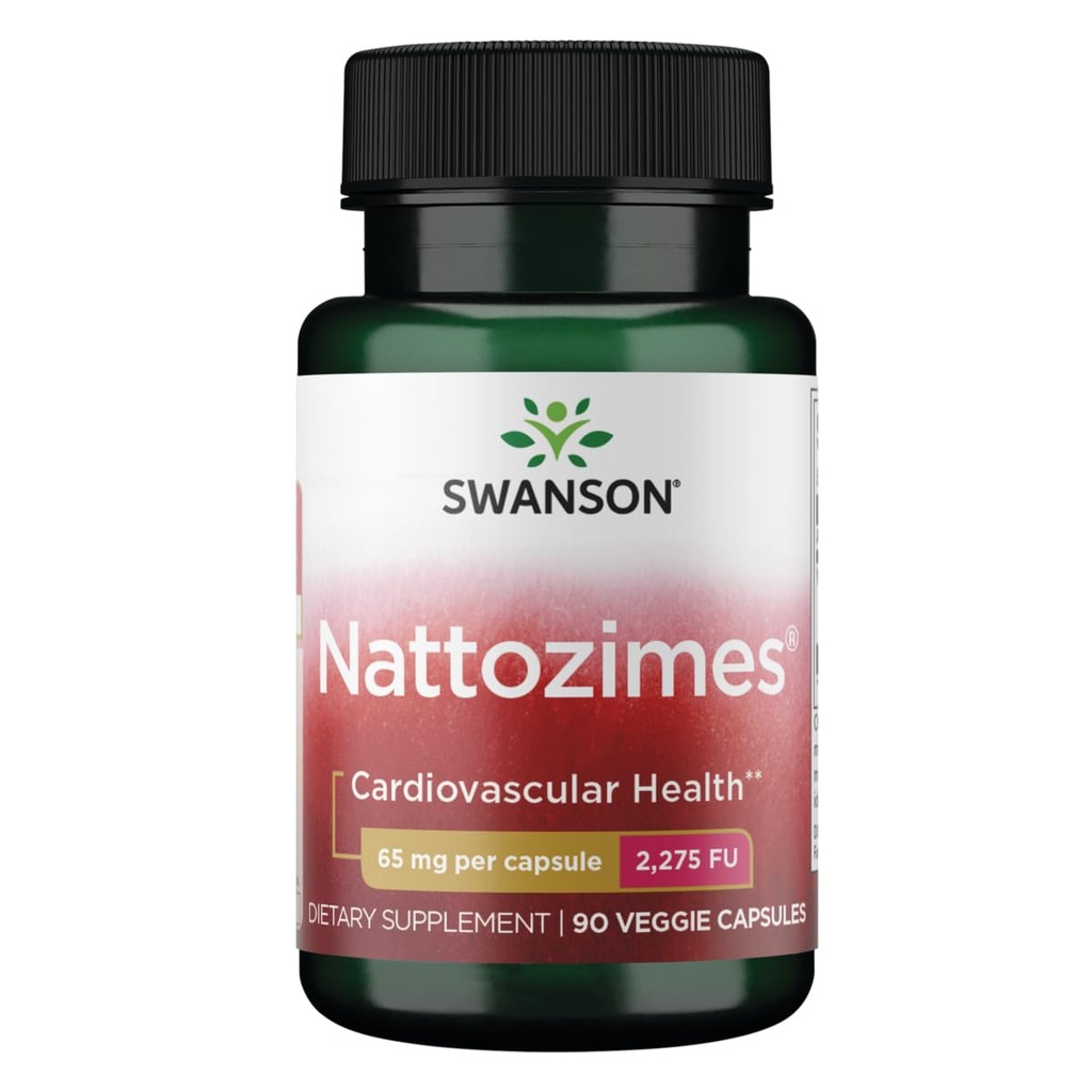 Swanson Nattozimes 65 milligram / 2275 Fu 90 Veg Kapsler Enzyme