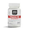 365 af Whole Foods Market, D3- vitamin 2000 IE, 250 ng