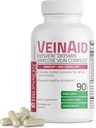 Bronson VeinAid Diosmin 1000mg DiosVein Varicose Vein Complex med Venocin & Centellin, 90 Vegetariske Kapsler