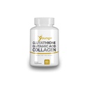 Unge + Glutathion, glutaminsyre og collagen. Antioxidant supplement - 1000 mg, 60 kapsler