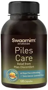 Piles Care Ayurvedic Sunde Kosttilskud til kvinder sundhed, 100% Natural - Ingen Tilføjet Kemikalier og Gluten Gratis, 120 Kapsler