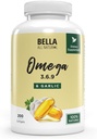 Bella Alle naturlige Omega 3 6 9 med hvidløg olie - 200 Softgels