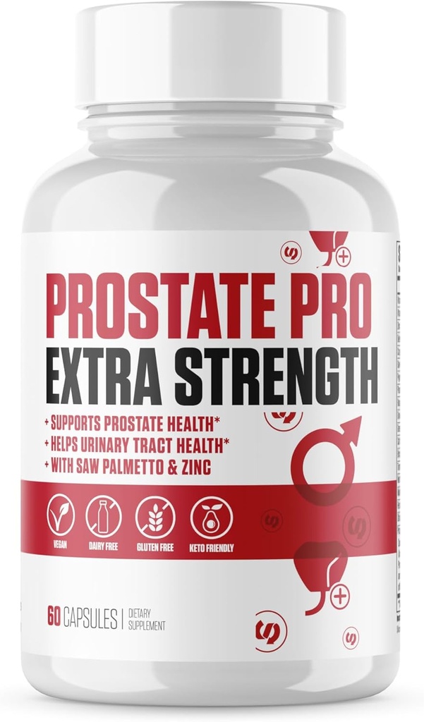 VITAUX szág 124; # 1 Rated Premium Prostata Support Supplement # 124; # 124; Urinary Tract Health, Hjælper Prostata funktion # 124; Ultra Dosed Formel w / 30 Kraftfulde ingredienser # 124; 3. part testet + USA Made - 60 Kapsler