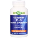 Nature 's Way OsteoPrime PLUS Calcium & Magnesium, Understøtter ben sundhed & muskelfunktion *, med Vitamin D3 & K2, Vegetar, 120 tabletter