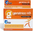 Ballena Azul Kosttilskud, geriatriske multivitaminer, Ginseng og Omega 3