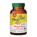 MegaFood MegaFlora Kids Probiotika - 5 milliarder CFU 'er - Non-GMO, Vegetar, Made without 9 Food Allergens, Probiotika til fordøjelsessygdomme - 60 Mini kapsler (60 Servere)