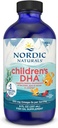 Nordic Naturals Children 's DHA, Strawberry - 8 oz for Kids - 530 mg Omega-3 med EPA & DHA - Brain Development & Function - Non- GMO - 96 Servering