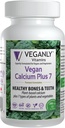 VEGANLY Vitamin - Vegansk Calcium Plus 7 for sunde knogler og tænder (60 caps) Plant- baseret supplement