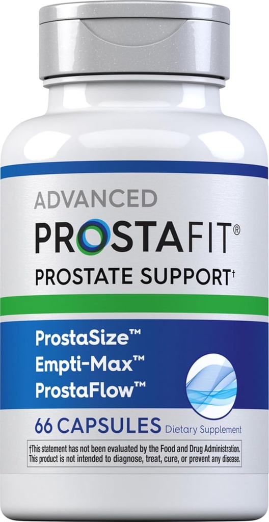 Piping Rock ProstaFit Advanced Prostata Support * Note 124; Health Supplement for mænd