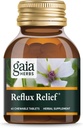 Gaia Urter Reflux Relief - med Marshmallow Root, Kamille, Aloe, Lakrids, og Høj Mallow - Hjælper med Lejlighedsvis Heartburn og Relieve fordøjelsesbesvær - 45 tyggetabletter (45-dages forsyning)