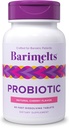 Barimelts Probiotic, 5 Millioner CFU - 60 Fast- Opløsning Tablets (2-måneds Tilgang) - Sugar- Gratis Probiotika til kvinder, Support Gut Sundhed efter Bariatrical Kirurgi, Natural Cherry Flavor