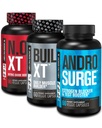 Jacked Factory N.O. XT Nitrogen Oxide Supplement, Build- XT Muscle Builder, & Androvse Østrogen Blocker til mænd
