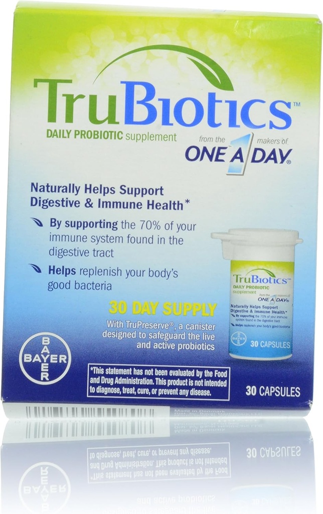Trubiotics Supplements Capsules, 30 Count