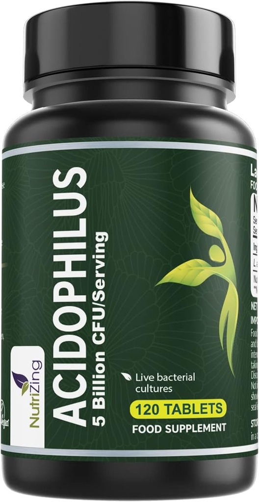NutriZing High Strength Lactobacillus Acidophilus 5bn CFU / Servering