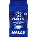 HALLS Hoste og hals Relief Mentho- Lyptus Hoste Drops, 12 poser med 30 (360 Total Drops)
