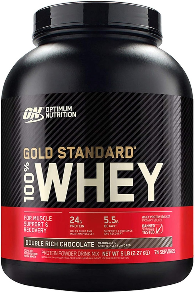 Optimal ernæring, 100% WHEY Gold Choc 5LB