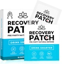 Recovery Patches 10 Pack - Wake Up Genopfrished & Energized med vores 100% naturlige ingredienser Patch - Individuelt indpakket, Skin- Friendly & Vandtæt - Forbedret morgen formel