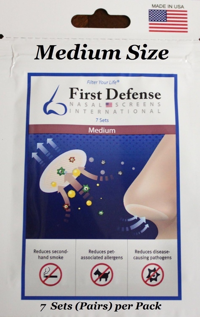 Nasal Screens - Pick- A- Størrelse og mængde pakker (1- Pack, Medium)