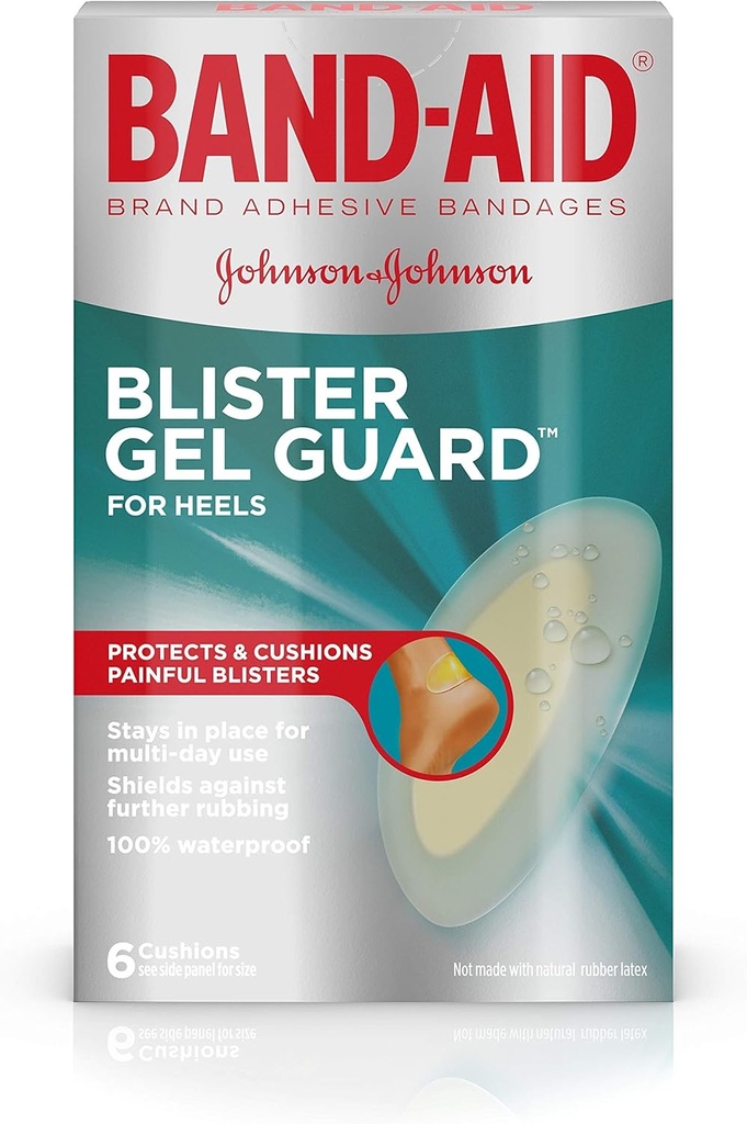 Band- Aid Brand Adhesive Bandages, Advanced Healing Blister Cushions, 6 Greve